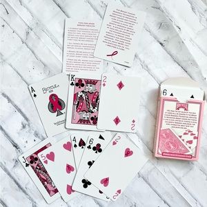 Bicycle playing cards Pink Ribbon Edition